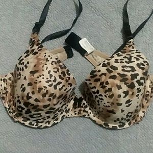 Leopard print bra 38D